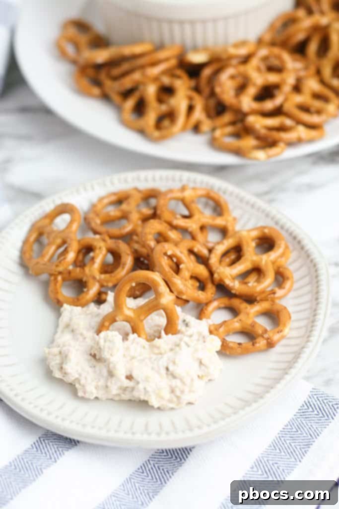 Quick Creamy Ham and Pickle Dip 4 Easy Ham & Pickle Dip