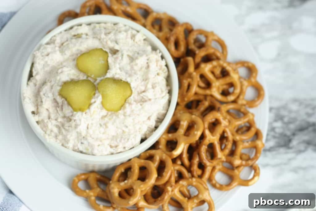 Quick Creamy Ham and Pickle Dip 7 Easy Ham & Pickle Dip