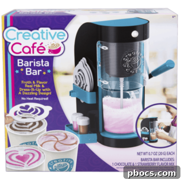 RoseArt Creative Café Barista Bar, a fun and imaginative gift for kids who love coffee