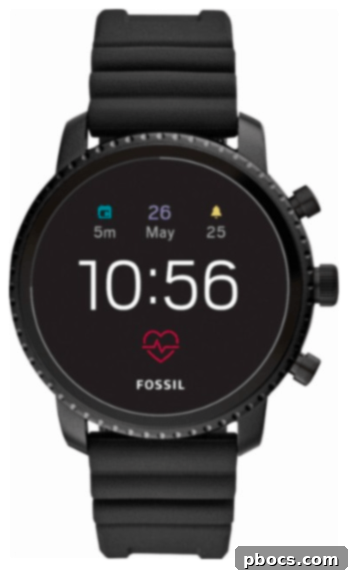 Fossil Gen 4 Venture HR Smartwatch for men, combining style and smart features