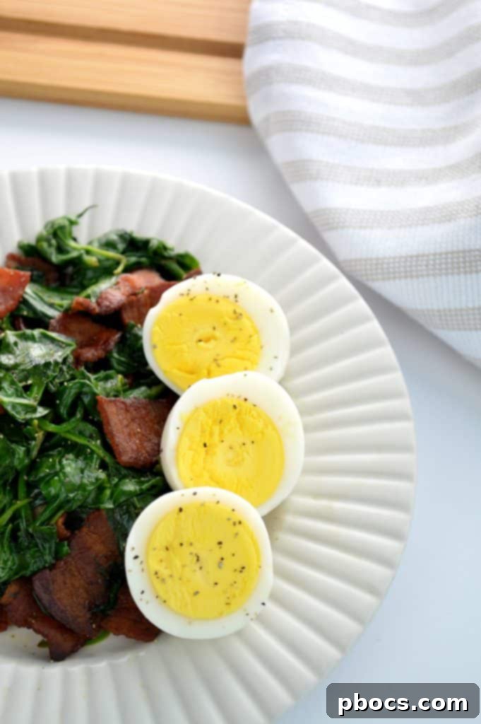 Wilted Spinach and Crispy Bacon Salad 2 Warm Spinach & Bacon Salad