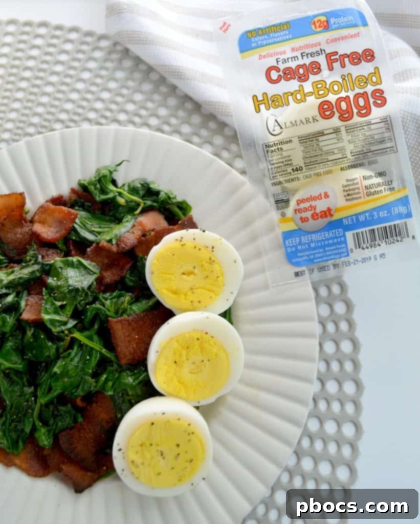 Wilted Spinach and Crispy Bacon Salad 6 Warm Spinach & Bacon Salad