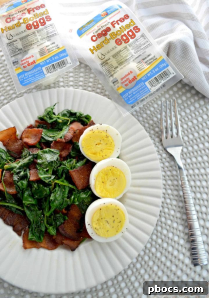 Wilted Spinach and Crispy Bacon Salad 7 Warm Spinach & Bacon Salad