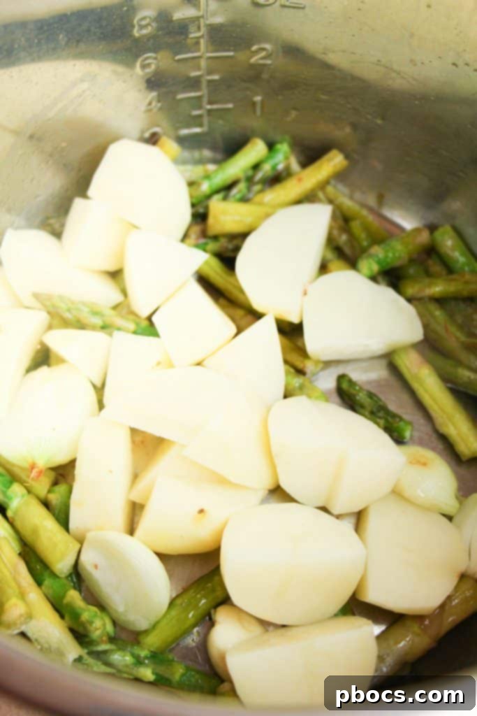 Velvety Instant Pot Asparagus Soup 6 Instant Pot Asparagus Soup