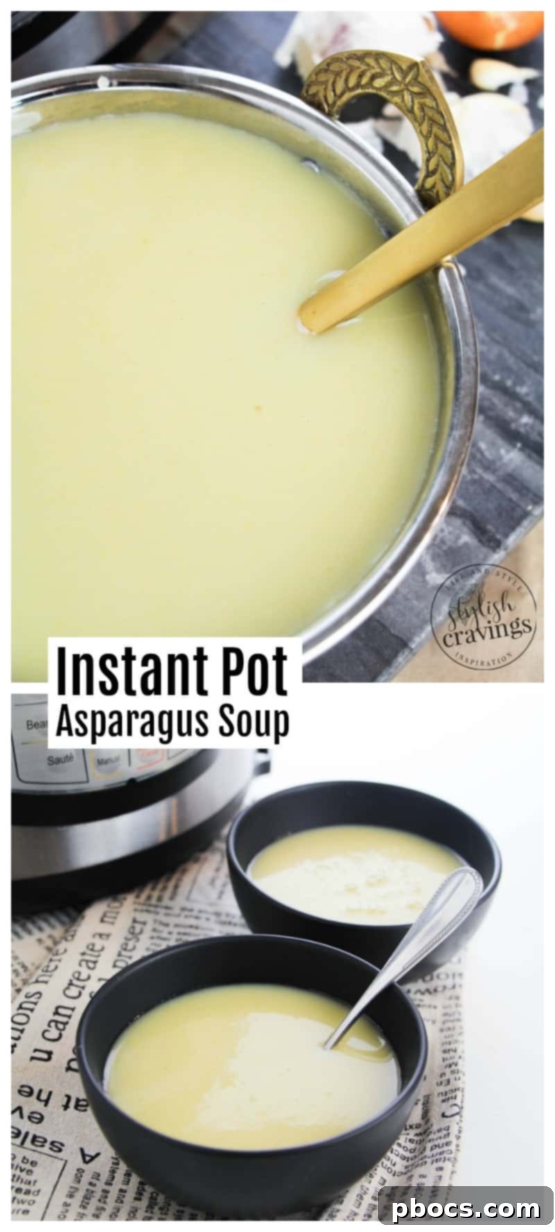 Velvety Instant Pot Asparagus Soup 8 Instant Pot Asparagus Soup
