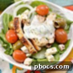 Thumbnail image of the Low Carb Greek Chicken Bowl recipe.