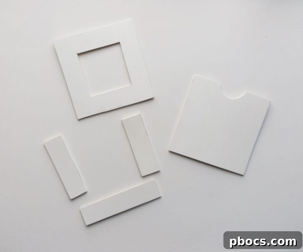 Tracing frame template onto foam board for Quilled Heart Frame