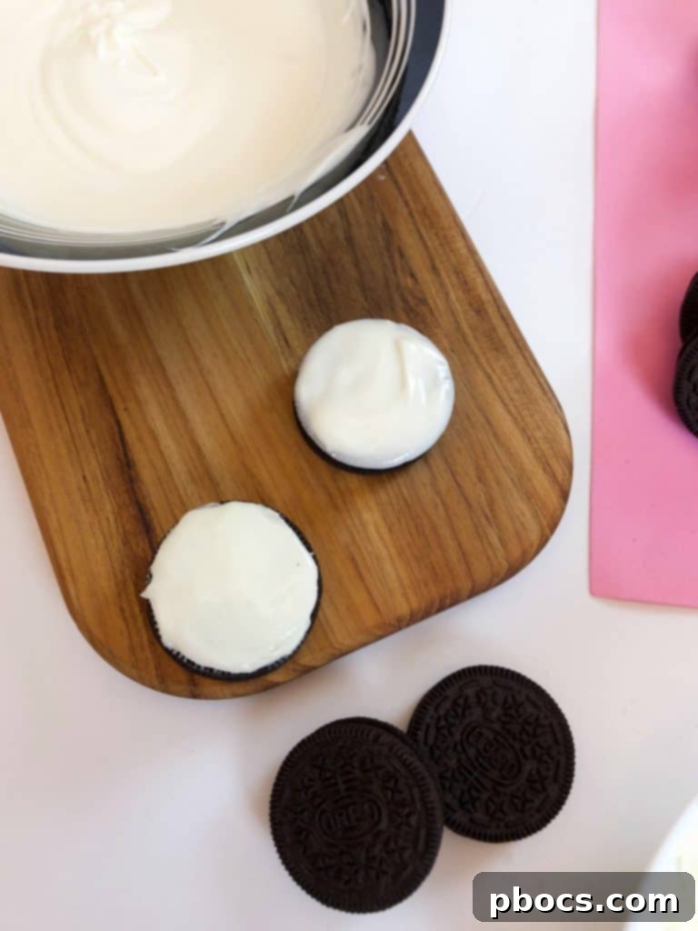 OREO cookie ready for dipping