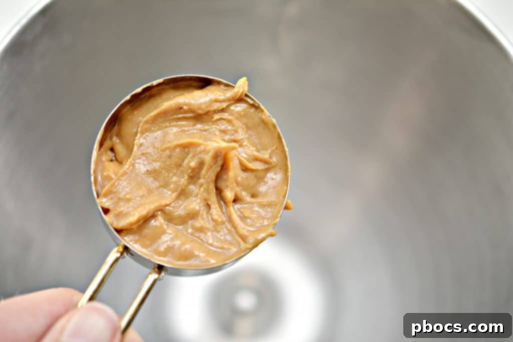 Close-up of keto cookie dough in a mixer