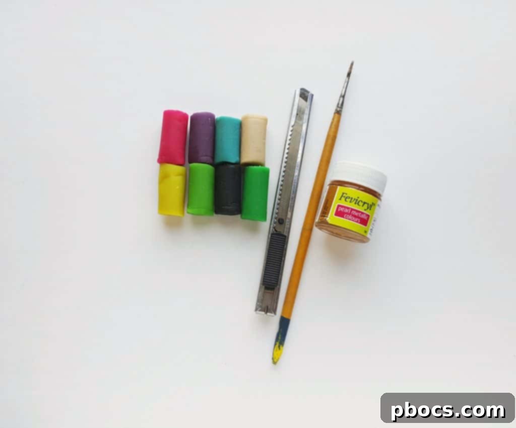 Craft Your Magical Clay Unicorn 3 Polymer Clay Unicorn Craft Materials