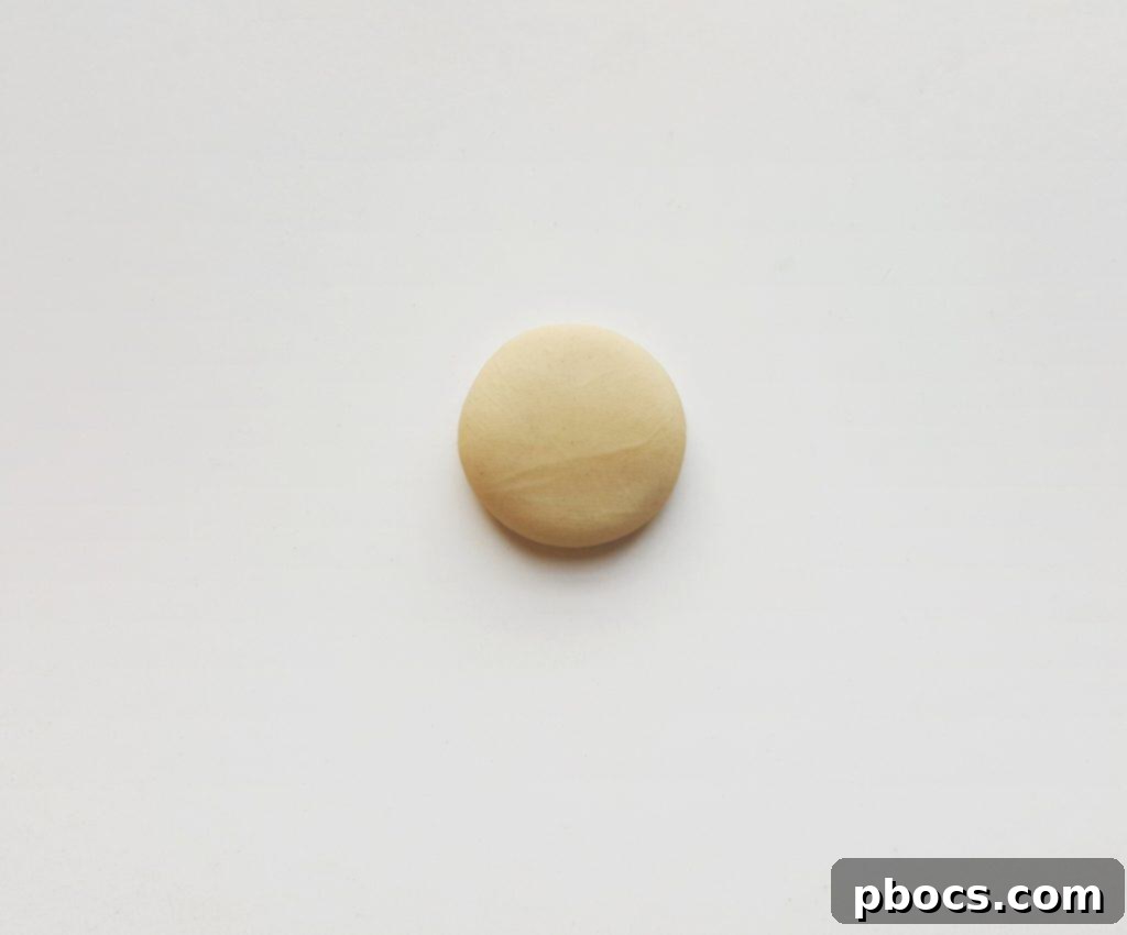 Craft Your Magical Clay Unicorn 6 Flattening the Clay for Unicorn Head