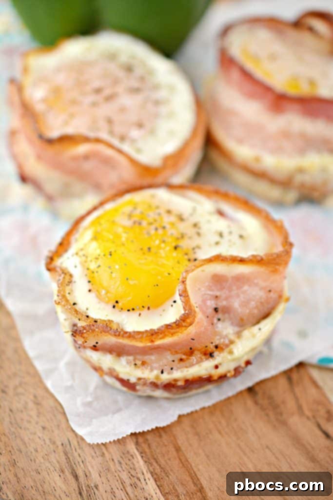 Keto Bacon and Egg Muffins 3 Keto Bacon Egg Cups