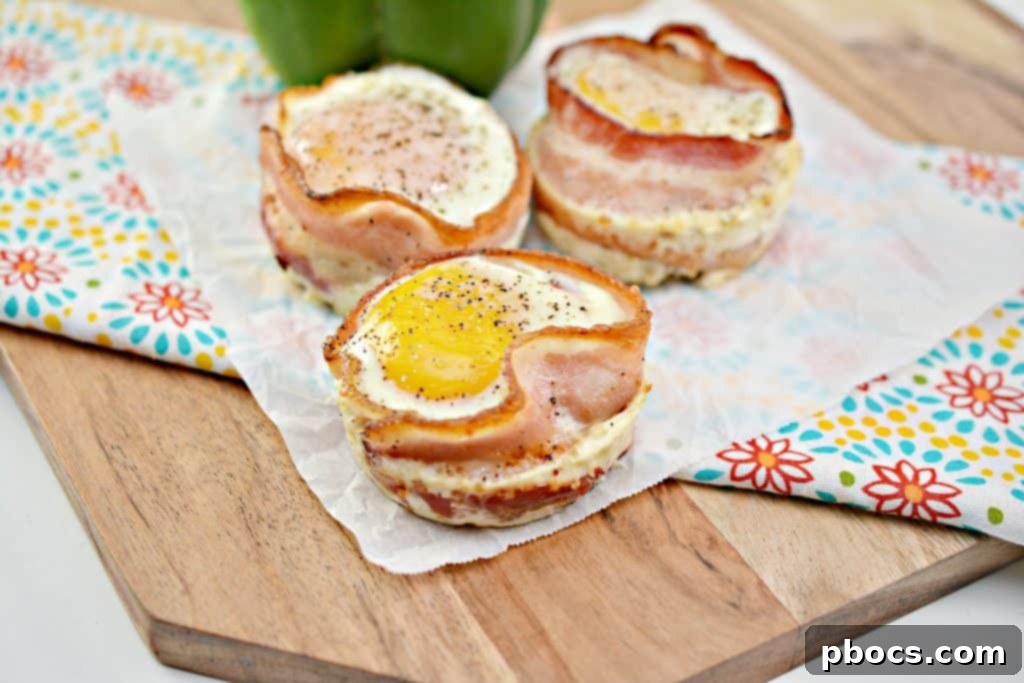 Keto Bacon and Egg Muffins 9 Keto Bacon Egg Cups
