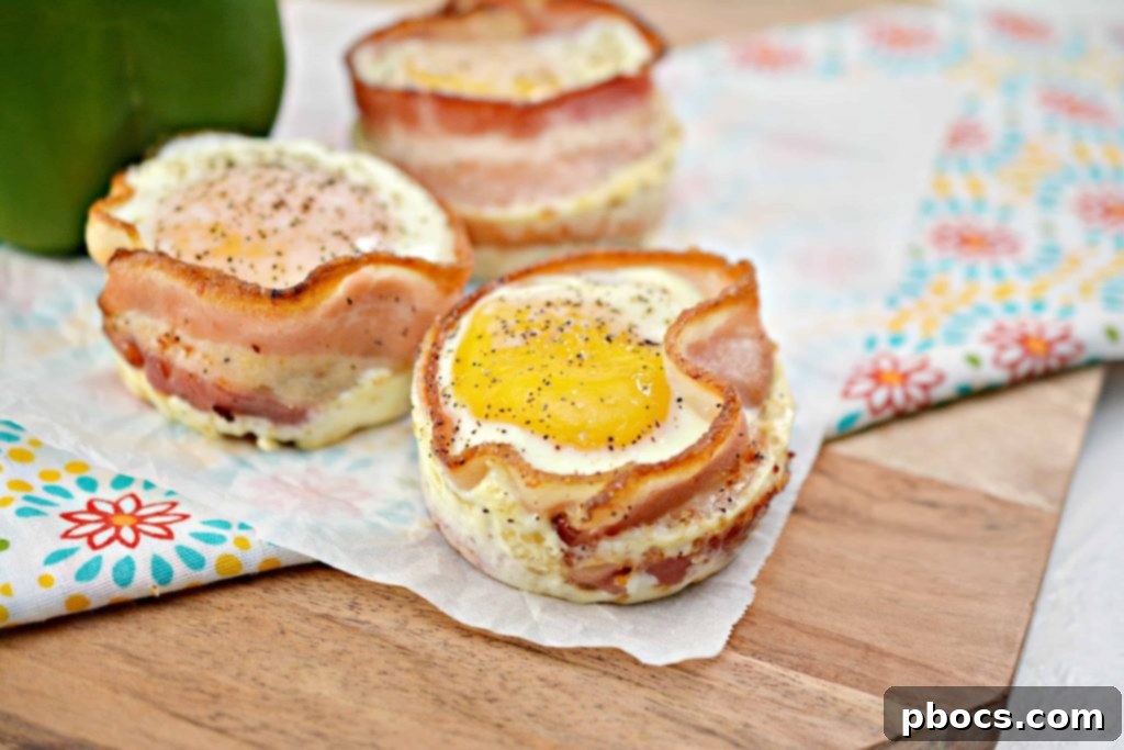 Keto Bacon and Egg Muffins 10 Keto Bacon Egg Cups
