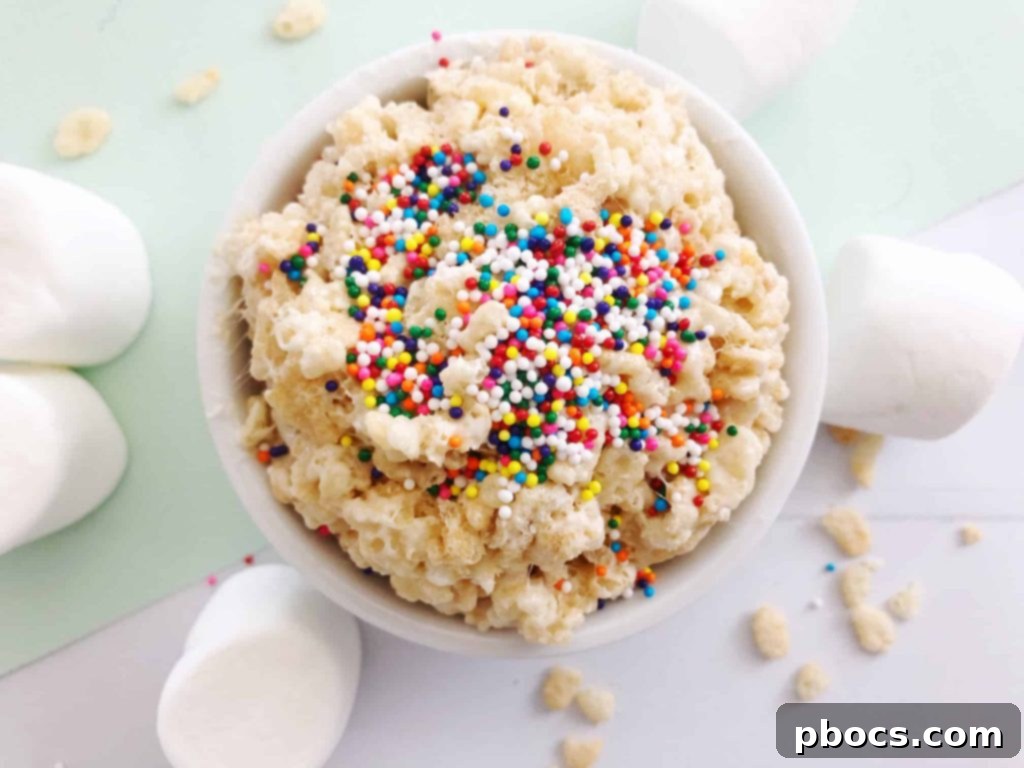 Rice Krispie Treat In A Mug