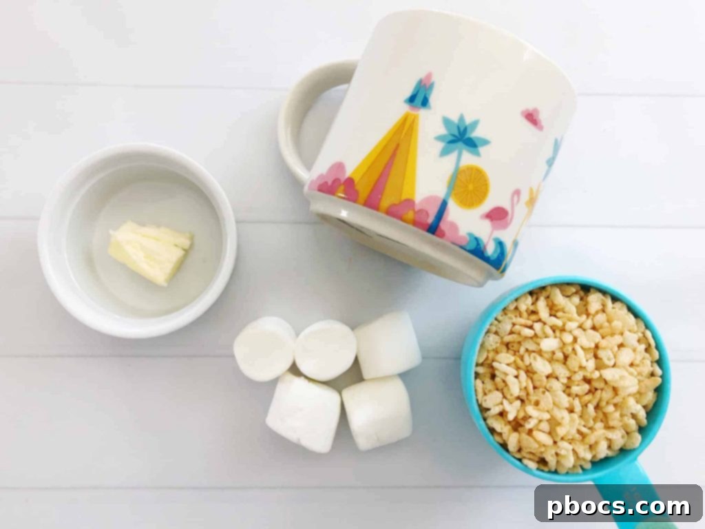 Rice Krispie Treat In A Mug
