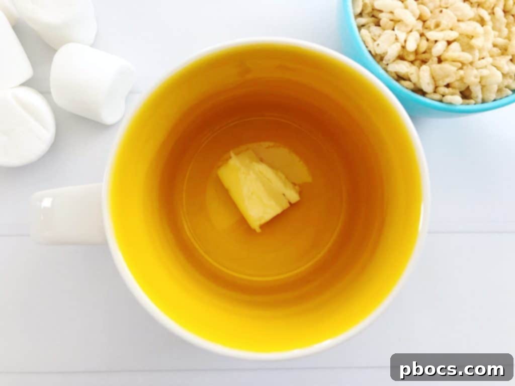 Rice Krispie Treat In A Mug