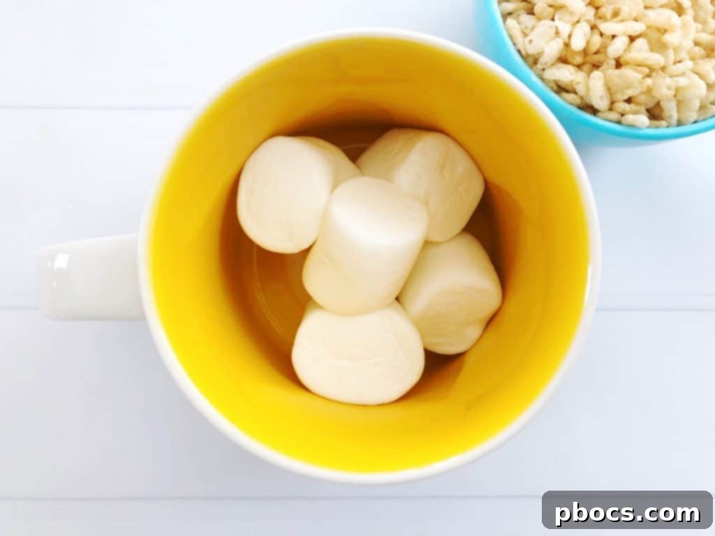 Rice Krispie Treat In A Mug