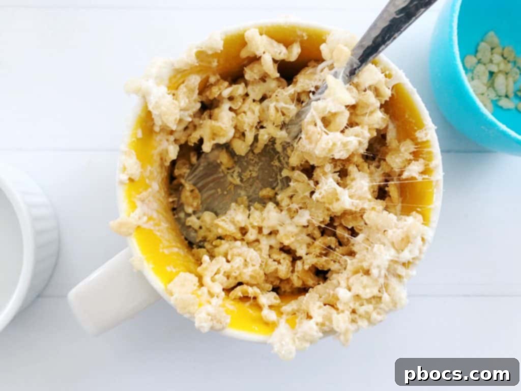 Rice Krispie Treat In A Mug