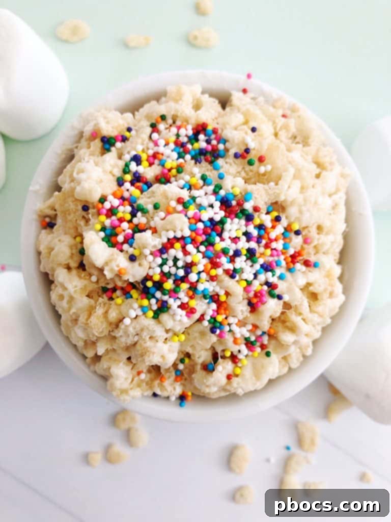 Rice Krispie Treat In A Mug