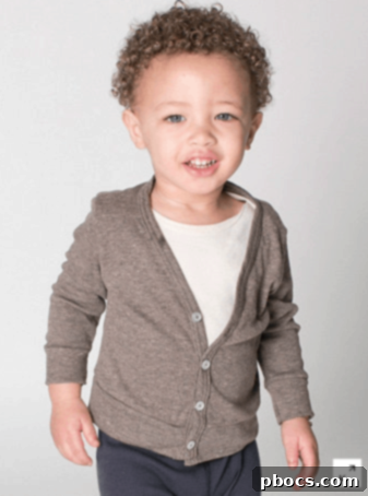 Baby Haul & My Stylish Wishlist 4 American Apparel Baby Cardigan: Stylish Rib Knit in Brown
