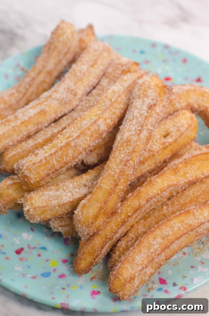 Quick Homemade Churros 4 Easy Churro Recipe - Close-up of a churro on a cooling rack