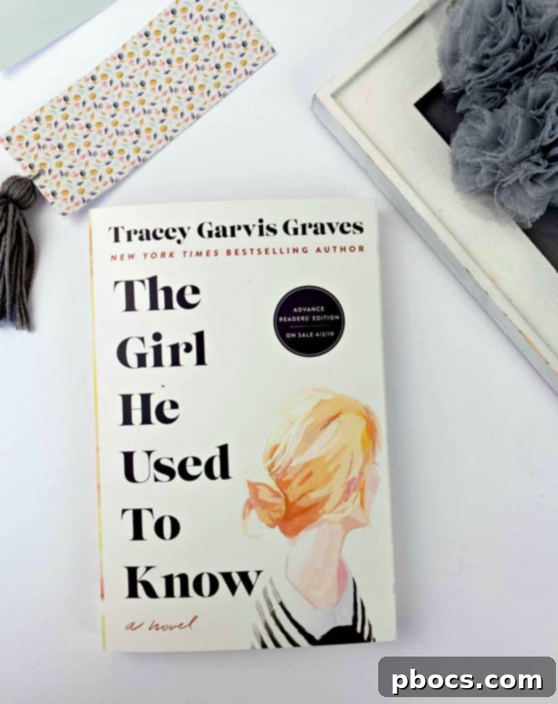 DIY Tassel Bookmark Tutorial and My New Favorite Read 4 Close-up of 'The Girl He Used To Know' book cover