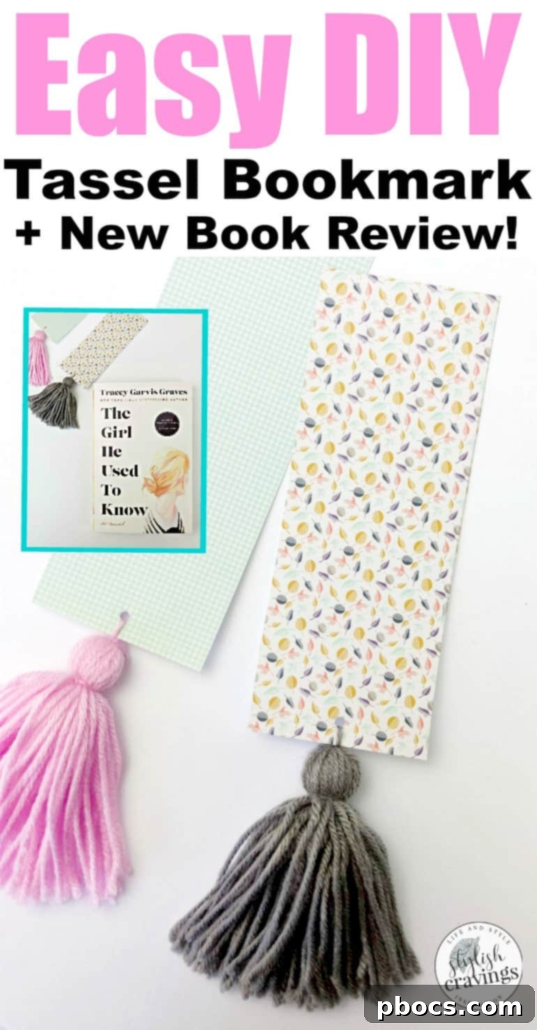 DIY Tassel Bookmark Tutorial and My New Favorite Read 8 Pin for later: Easy DIY Tassel Bookmark
