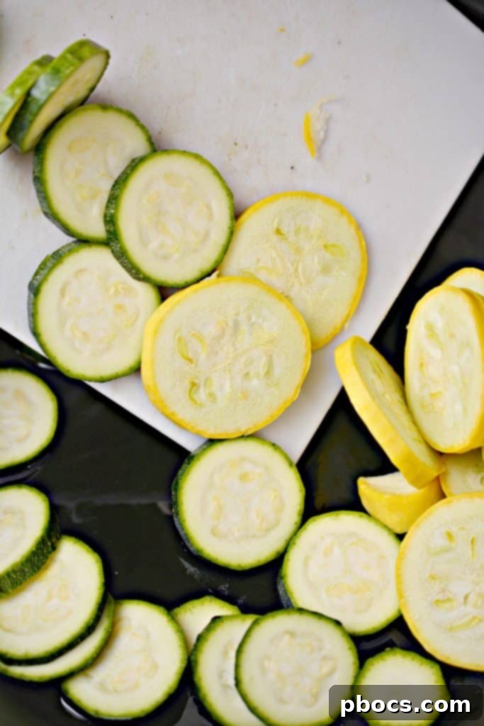 Sautéed Zucchini and Yellow Squash for Keto Pork Chops