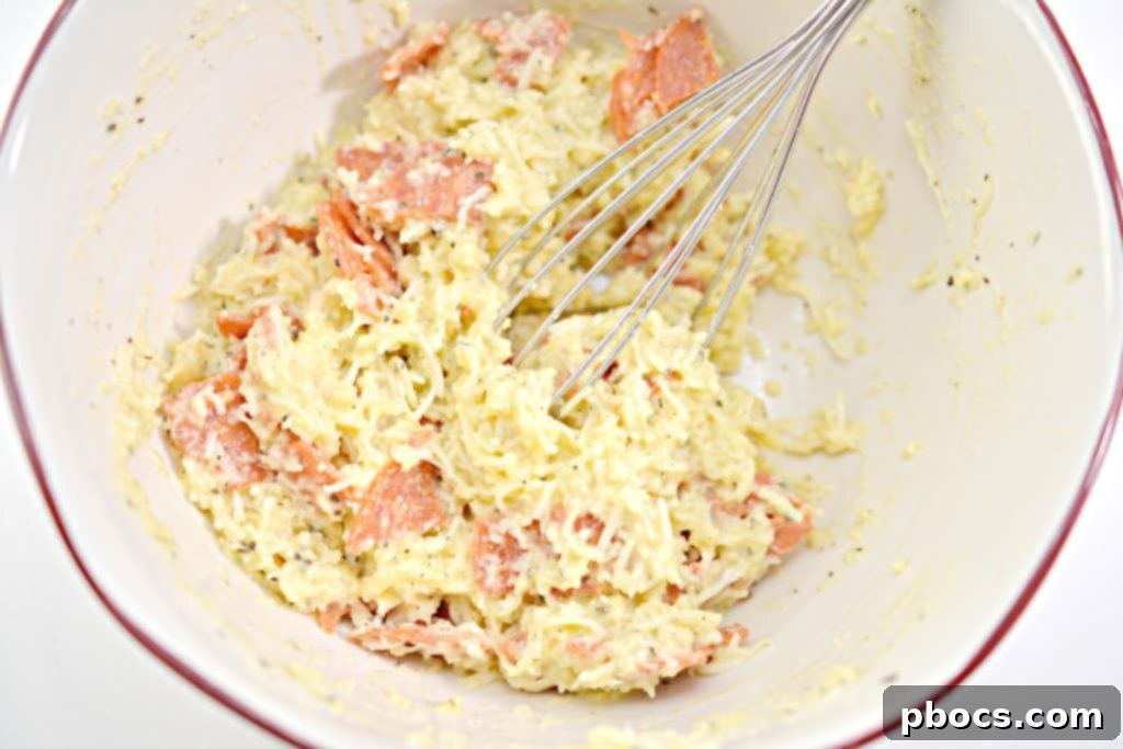 Step 6: Placing cloud bread mixture onto parchment paper