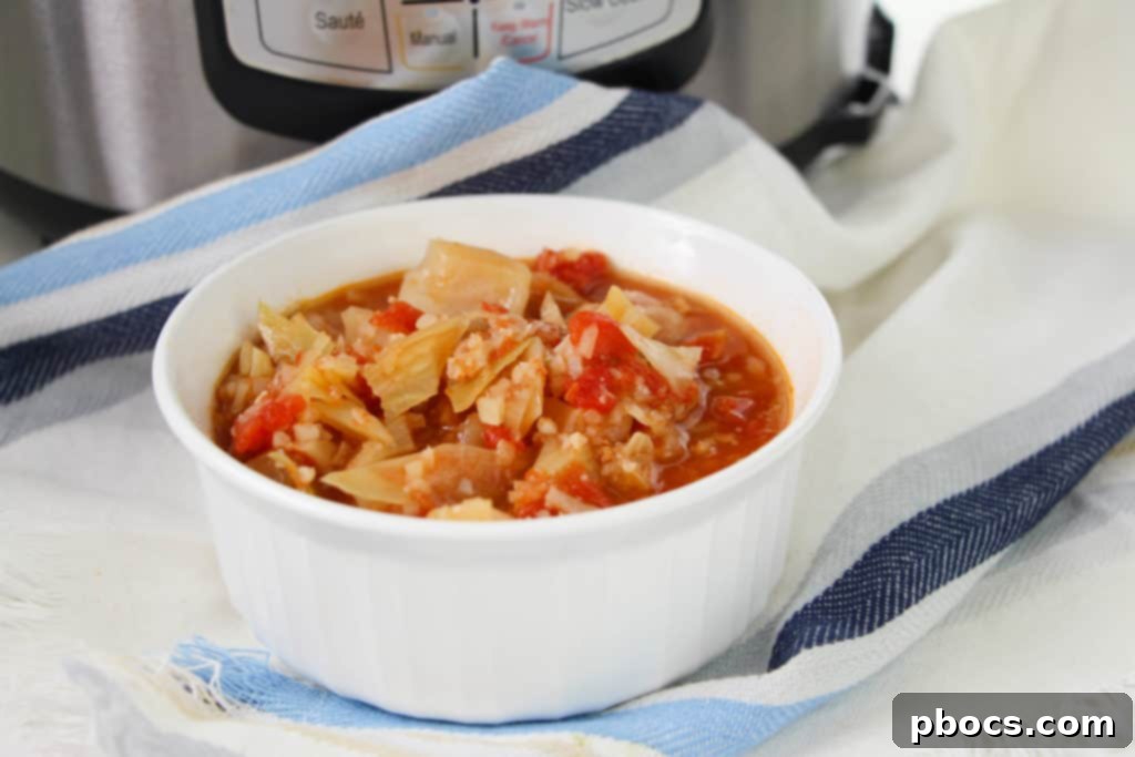 Hearty and Wholesome Low Carb Cabbage Soup