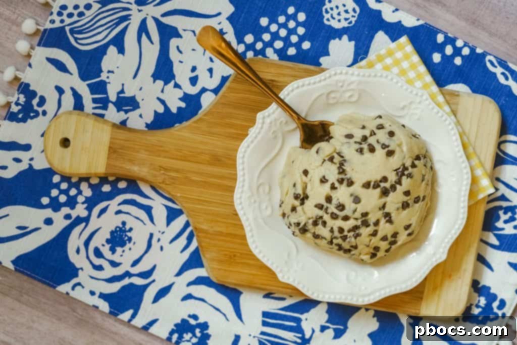 Ingredients for Edible Cookie Dough laid out on a counter.
