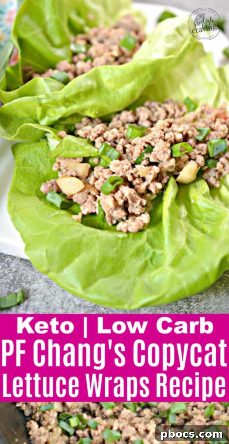 Keto PF Changs Lettuce Wraps Copycat Recipe 2 Keto P.F. Chang's Copycat Lettuce Wraps Recipe for a healthy, low-carb dinner