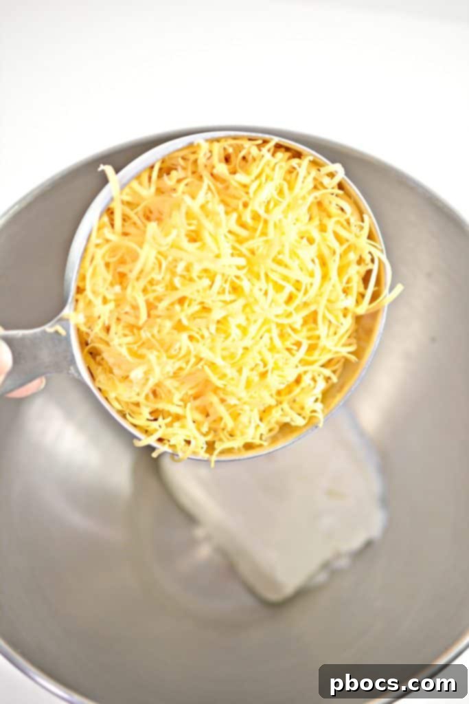 Cream Cheese and Cheddar Mixed with Jalapenos and Ranch Seasoning