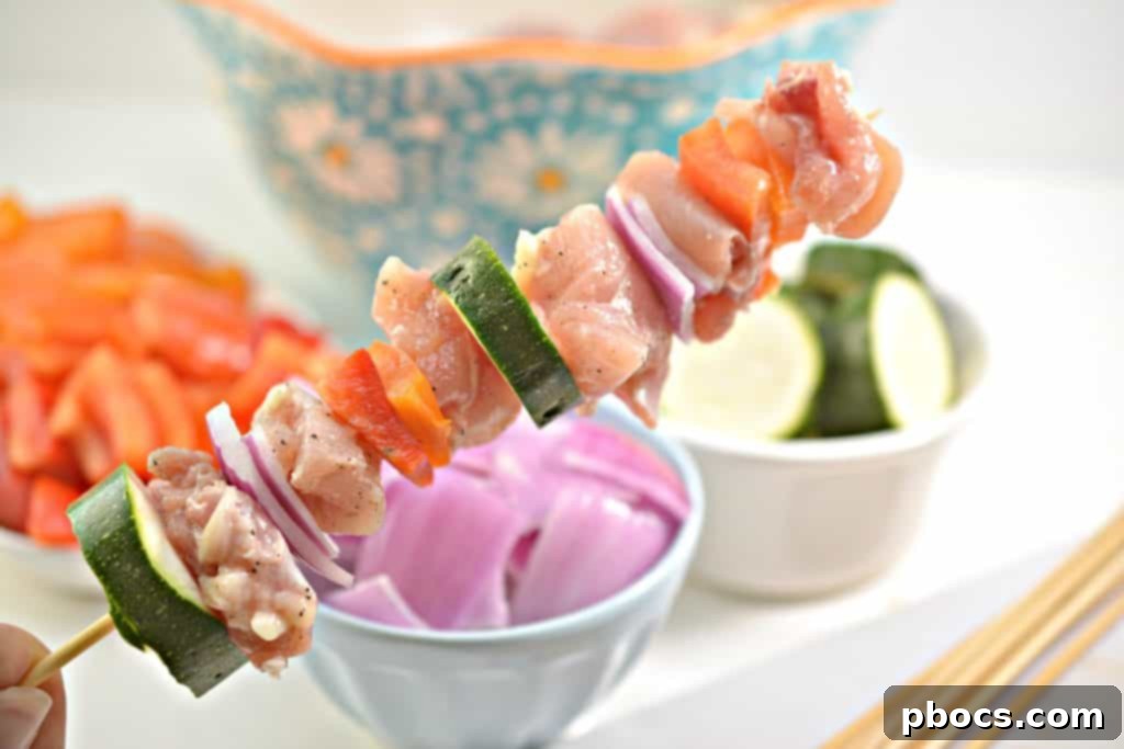 Savory Keto Chicken Skewers