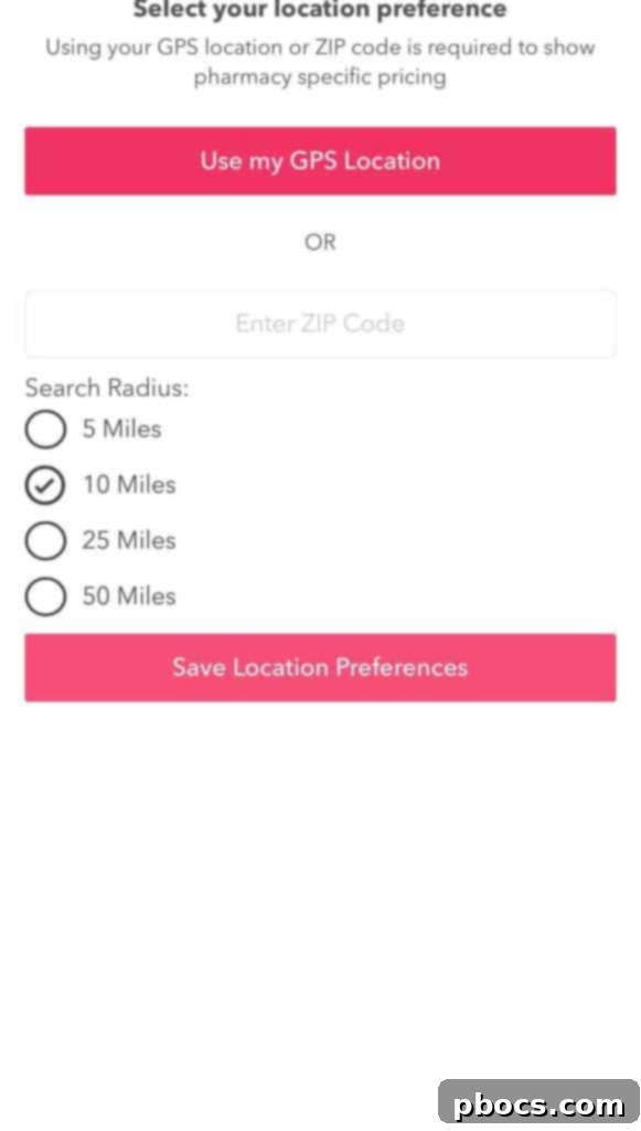 Comparing Prescription Prices with RxSaver App