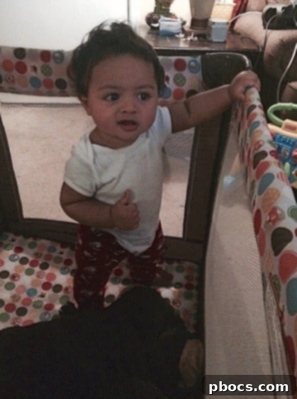 Joseph's First Time Standing on Christmas Morning