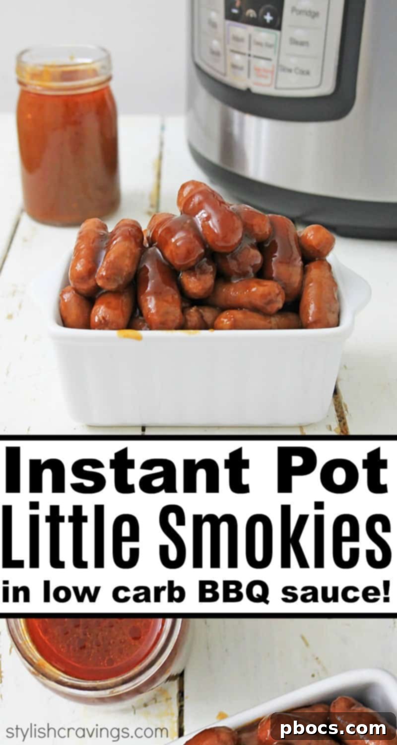 Easy Low Carb Instant Pot Little Smokies 8 Low Carb Little Smokies - Easy Instant Pot Recipe