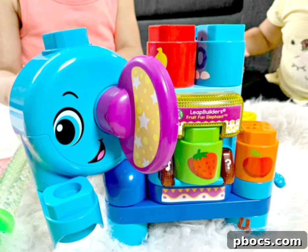 Building Toy Fun With LeapFrog® LeapBuilders® Fruit Fun Elephant™