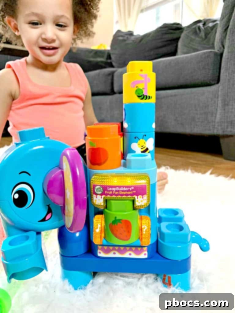 Building Toy Fun With LeapFrog® LeapBuilders® Fruit Fun Elephant™