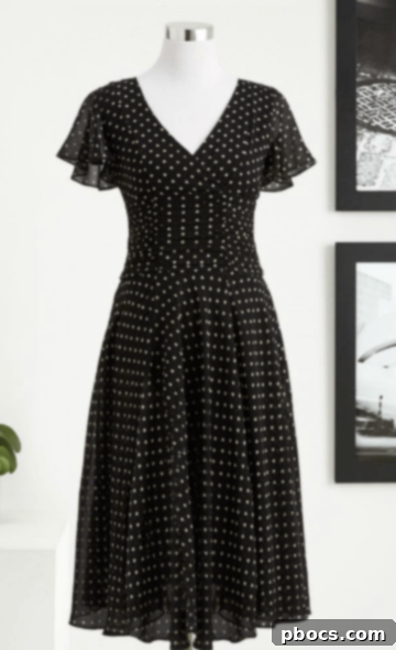 Evan Mendes Flutter Sleeve Dress - Feminine and Elegant