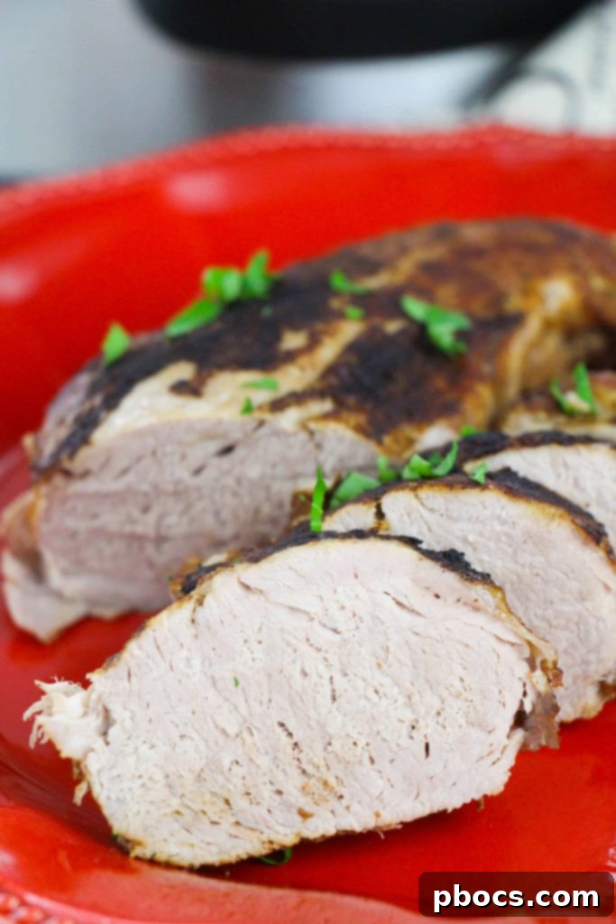 Instant Pot Low Carb Pork Tenderloin - a delicious, juicy, and easy-to-make dish perfect for a Keto and gluten-free diet.