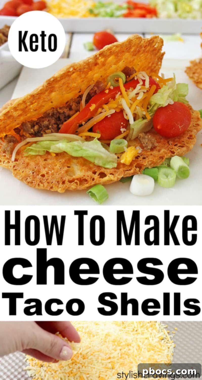 Keto Cheese Taco Shells
