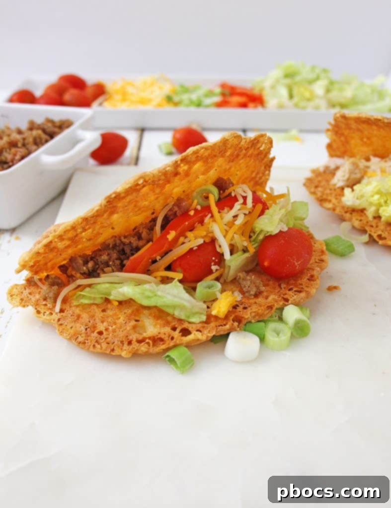 Keto Cheese Taco Shells