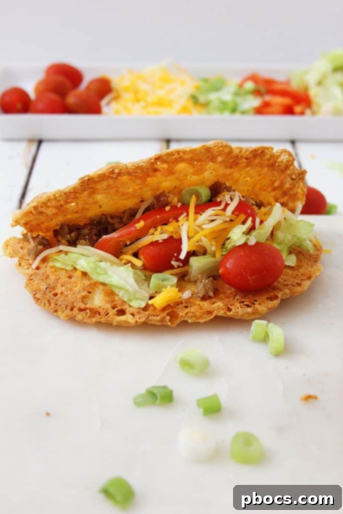 Keto Cheese Taco Shells