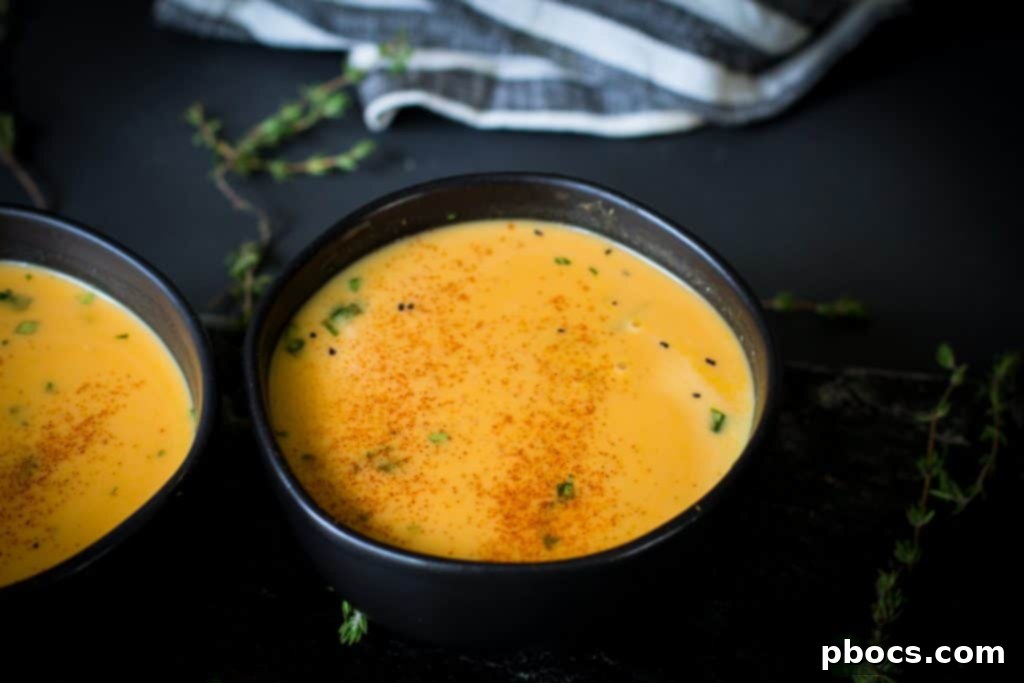 Creamy Keto Pumpkin Soup in a Bowl