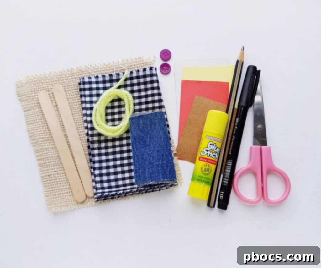 Step-by-step instructions for Easy Scarecrow Craft