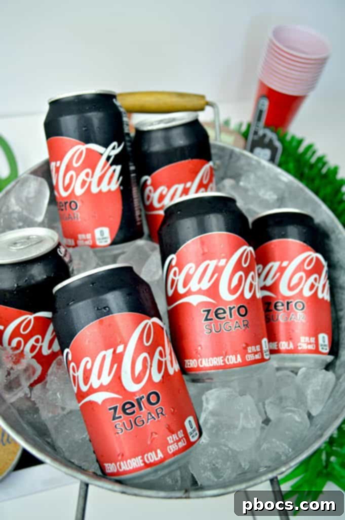 Homegating party setup with decorations and snacks for football fans