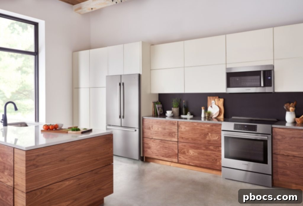 Bosch Refrigerator Interior with FarmFresh System Features