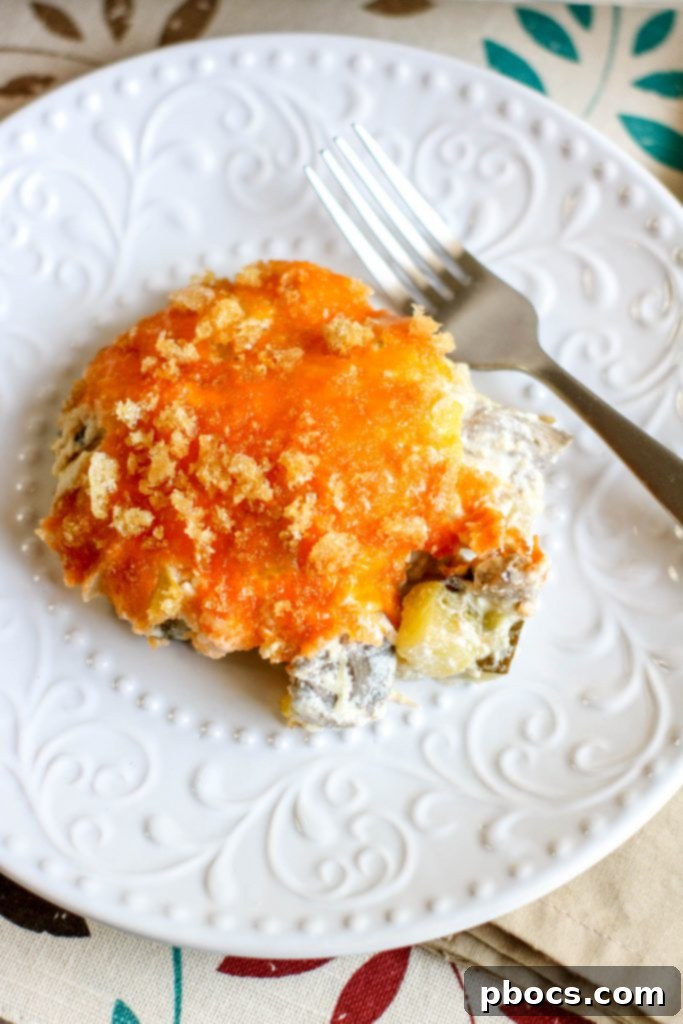 A perfectly baked Low Carb Cheesy Squash Casserole
